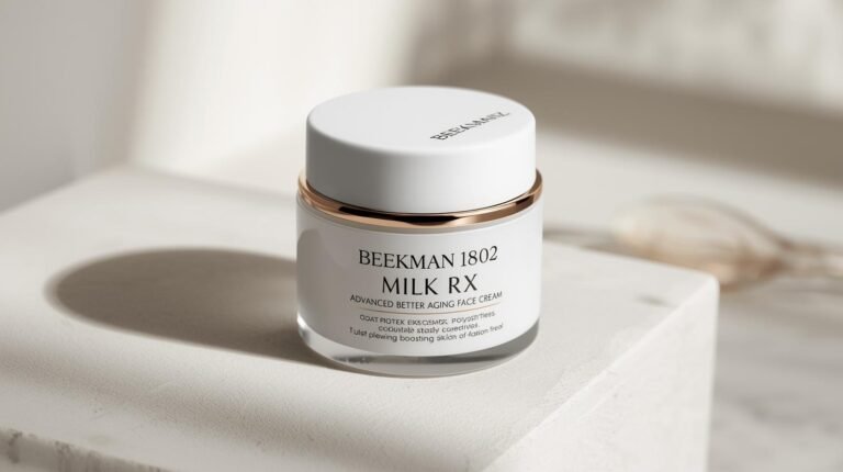 Beekman 1802 Milk RX Advanced Better Aging Face Cream – Goat Milk Protein Exosomes & Polypeptide Facial Moisturizer – Doctor Formulated for Collagen Boosting & Skin Firming – Fragrance Free