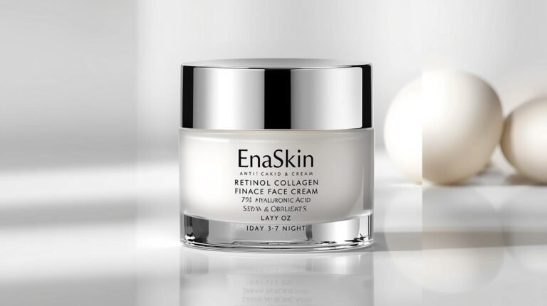 EnaSkin Retinol Collagen Face Cream: Wrinkle Cream for Women, Neck & Décolleté Anti Aging Moisturizer with 7% Hyaluronic Acid Serum – Day/Night Skin Firming & Tightening, 1.7 Oz